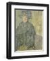 Study of a Young Girl with a Hat, 1923-Gwen John-Framed Giclee Print