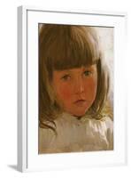 Study of a Young Girl-Edward Killingworth Johnson-Framed Giclee Print