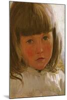 Study of a Young Girl-Edward Killingworth Johnson-Mounted Giclee Print