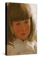 Study of a Young Girl-Edward Killingworth Johnson-Stretched Canvas