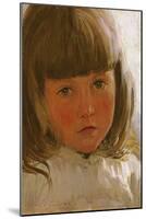 Study of a Young Girl-Edward Killingworth Johnson-Mounted Giclee Print