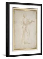 Study of a Young Man Making Music-Raphael-Framed Giclee Print