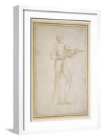 Study of a Young Man Making Music-Raphael-Framed Giclee Print