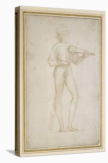 Study of a Young Man Making Music-Raphael-Stretched Canvas