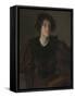 Study of a Young Woman, C.1880-85-William Merritt Chase-Framed Stretched Canvas