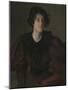 Study of a Young Woman, C.1880-85-William Merritt Chase-Mounted Giclee Print