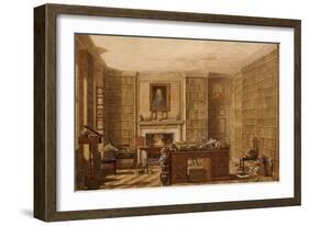 Study of an Academic or a Lawyer, Around 1840-George Pyne-Framed Giclee Print