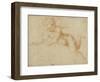 Study of an Angel's Face, Looking Towards the Earth-Giorgio Vasari-Framed Giclee Print