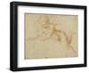 Study of an Angel's Face, Looking Towards the Earth-Giorgio Vasari-Framed Giclee Print