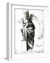 Study of an Angel-Leonardo da Vinci-Framed Giclee Print