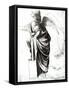 Study of an Angel-Leonardo da Vinci-Framed Stretched Canvas