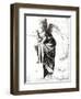 Study of an Angel-Leonardo da Vinci-Framed Giclee Print