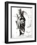 Study of an Angel-Leonardo da Vinci-Framed Giclee Print