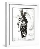 Study of an Angel-Leonardo da Vinci-Framed Giclee Print