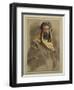 Study of an Arab Sheikh-John Frederick Lewis-Framed Giclee Print