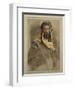 Study of an Arab Sheikh-John Frederick Lewis-Framed Giclee Print