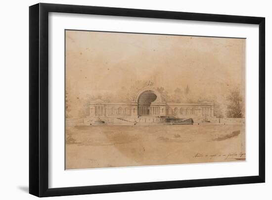 Study of an Arcade for Tsarskoye Selo-Giacomo Antonio Domenico Quarenghi-Framed Giclee Print