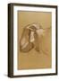 Study of an Arm, c.1895-90-Edgar Degas-Framed Giclee Print