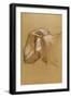 Study of an Arm, c.1895-90-Edgar Degas-Framed Giclee Print