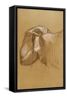 Study of an Arm, c.1895-90-Edgar Degas-Framed Stretched Canvas