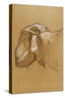 Study of an Arm, c.1895-90-Edgar Degas-Stretched Canvas