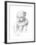 Study of an Egyptian Man, 1895-Jean-Leon Gerome-Framed Giclee Print