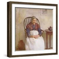 Study of an Elderly Lady-Frederick James McNamara Evans-Framed Giclee Print