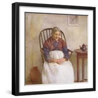 Study of an Elderly Lady-Frederick James McNamara Evans-Framed Giclee Print