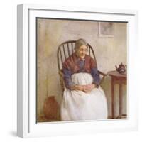 Study of an Elderly Lady-Frederick James McNamara Evans-Framed Giclee Print