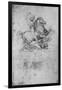 'Study of an Equestrian Monument', c1480 (1945)-Leonardo Da Vinci-Framed Giclee Print