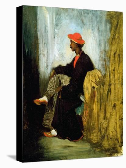 Study of an Indian from Calcutta, 1823-Eugene Delacroix-Stretched Canvas