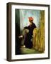 Study of an Indian from Calcutta, 1823-Eugene Delacroix-Framed Giclee Print