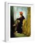 Study of an Indian from Calcutta, 1823-Eugene Delacroix-Framed Giclee Print