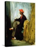 Study of an Indian from Calcutta, 1823-Eugene Delacroix-Stretched Canvas