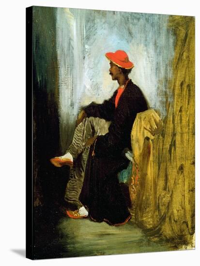 Study of an Indian from Calcutta, 1823-Eugene Delacroix-Stretched Canvas