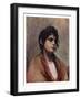 Study of an Italian Girl's Head, 1901-J Muntz-Framed Giclee Print