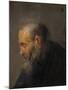 Study of an Old Man in Profile, C.1630-Rembrandt van Rijn-Mounted Giclee Print
