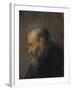 Study of an Old Man in Profile, c. 1630-Rembrandt van Rijn-Framed Giclee Print