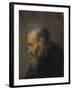 Study of an Old Man in Profile, c. 1630-Rembrandt van Rijn-Framed Giclee Print