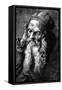 Study of an Old Man, Late 15th - Early 16th Century-Albrecht Durer-Framed Stretched Canvas