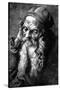 Study of an Old Man, Late 15th - Early 16th Century-Albrecht Durer-Stretched Canvas