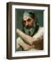 Study of an Old Man-James Charles-Framed Giclee Print