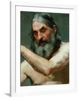 Study of an Old Man-James Charles-Framed Giclee Print