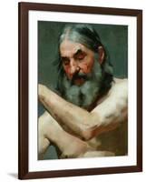 Study of an Old Man-James Charles-Framed Giclee Print