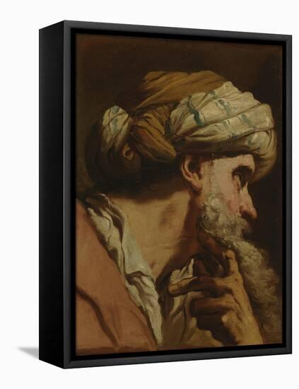 Study of an Oriental Head, c.1766-75-Gaetano Gandolfi-Framed Stretched Canvas