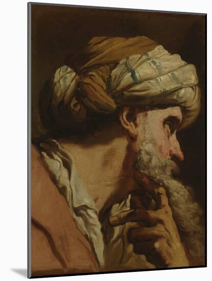 Study of an Oriental Head, c.1766-75-Gaetano Gandolfi-Mounted Giclee Print