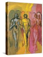 Study of Angels, 1988-Hans Feibusch-Stretched Canvas