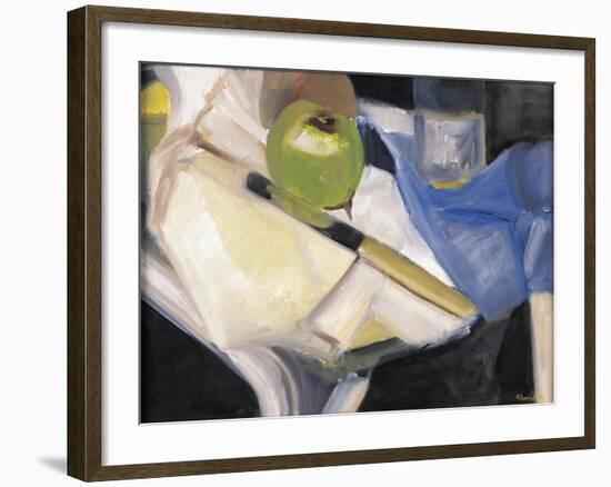 Study of Apple and Pear III, 1994-Pedro Diego Alvarado-Framed Giclee Print