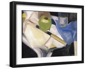 Study of Apple and Pear III, 1994-Pedro Diego Alvarado-Framed Giclee Print