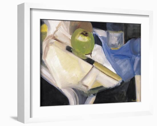 Study of Apple and Pear III, 1994-Pedro Diego Alvarado-Framed Giclee Print